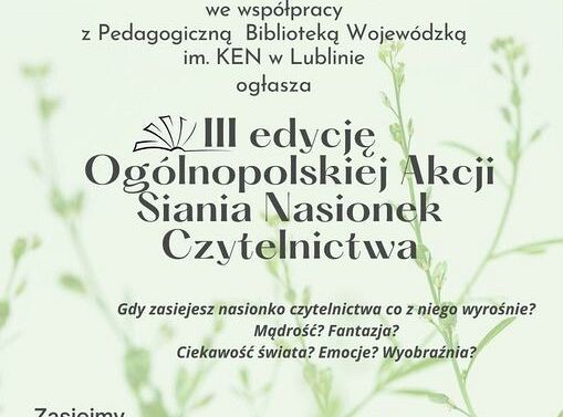 Sialiśmy ziarenka czytelnictwa