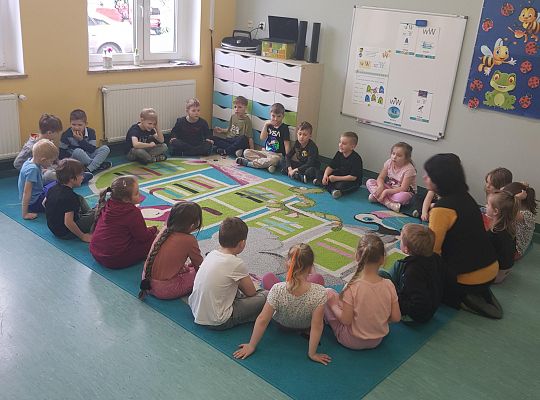 Zajęcie w ramach realizowanej Innowacji logopedycznej