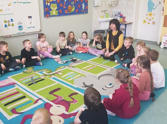 Zajęcie w ramach realizowanej Innowacji logopedycznej