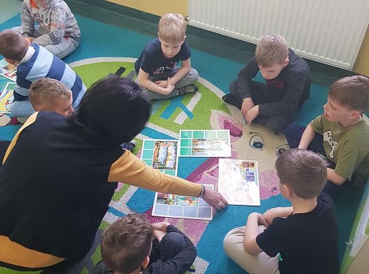 Zajęcie w ramach realizowanej Innowacji logopedycznej