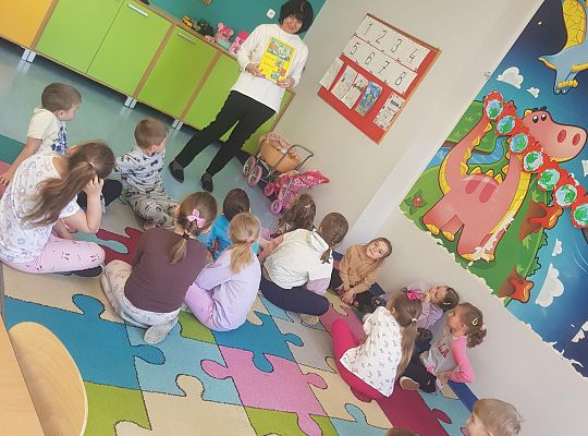 Zajęcie w ramach realizowanej Innowacji logopedycznej