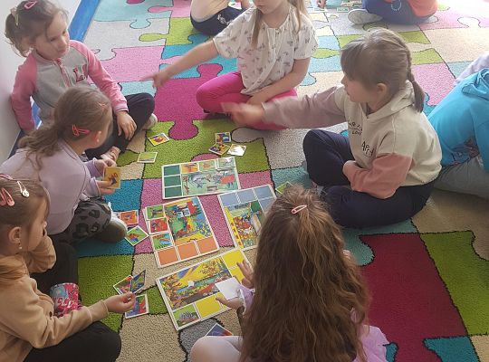 Zajęcie w ramach realizowanej Innowacji logopedycznej