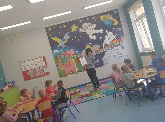 Zajęcie w ramach realizowanej Innowacji logopedycznej