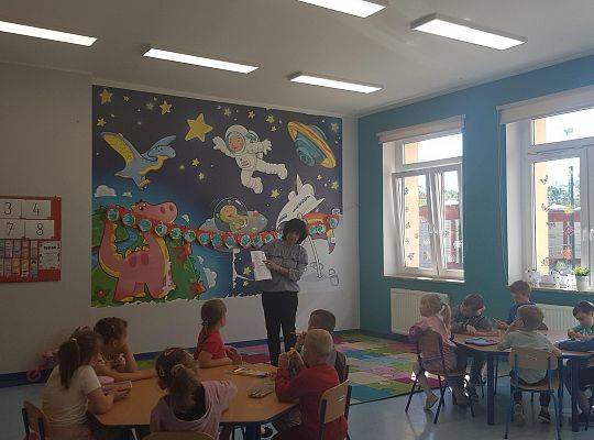 Zajęcie w ramach realizowanej Innowacji logopedycznej