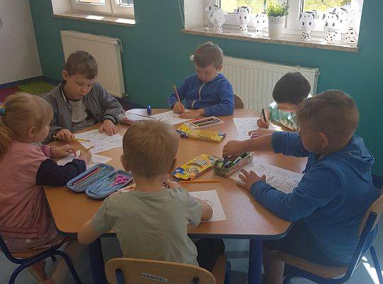 Zajęcie w ramach realizowanej Innowacji logopedycznej