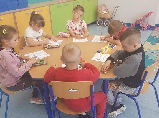 Zajęcie w ramach realizowanej Innowacji logopedycznej