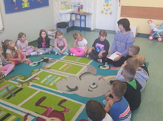 Zajęcie w ramach realizowanej Innowacji logopedycznej