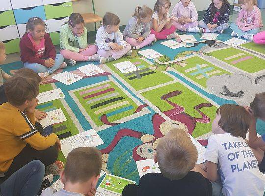 Zajęcie w ramach realizowanej Innowacji logopedycznej