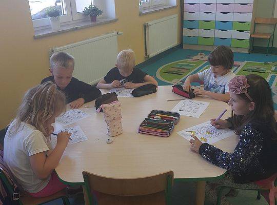 Zajęcie w ramach realizowanej Innowacji logopedycznej