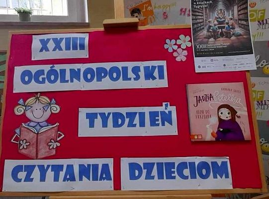Ogólnopolski Tydzień Czytania Dzieciom w naszej bibliotece