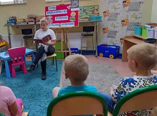 Ogólnopolski Tydzień Czytania Dzieciom w naszej bibliotece