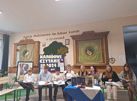 Zespół Szkolno-Przedszkolny w Łęczycach  włączył się w akcję Narodowego Czytania