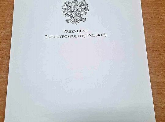 Podziękowanie od PREZYDENTA RP Andrzeja Dudy