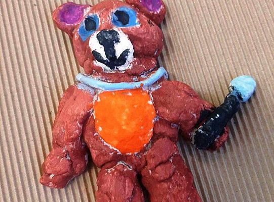 "Dziewczynka i miś"