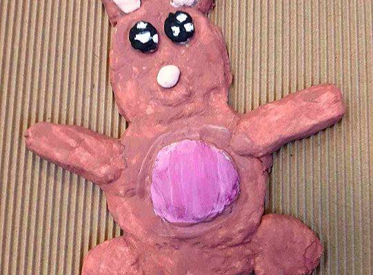 "Dziewczynka i miś"