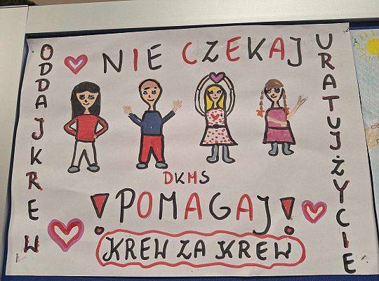 Rozstrzygnięcie konkursu plastycznego dla klas 4-8 pt.: „Nie czekaj – pomagaj!”