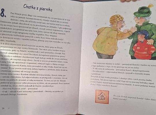 Chatka z piernika i adwentowe czytanie:)