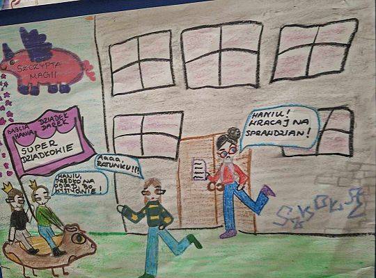 "Moja Babcia, mój Dziadek w baśniowym świecie" konkurs plastyczny dla klas 1-8