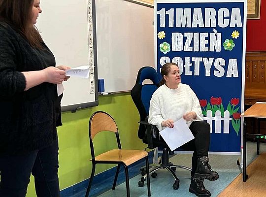 Dzień Sołtysa świętowaliśmy z Panią Marzeną i klasą 6 b