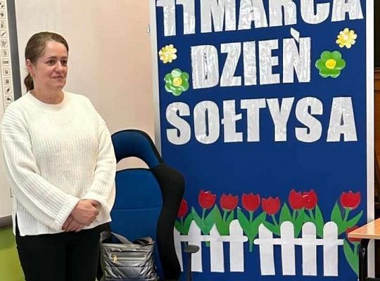 Dzień Sołtysa świętowaliśmy z Panią Marzeną i klasą 6 b