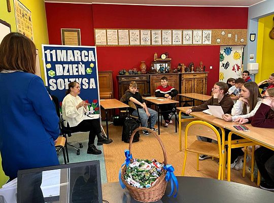 Dzień Sołtysa świętowaliśmy z Panią Marzeną i klasą 6 b