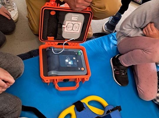 Wycieczka klasy 2b do OSP w Łęczycach