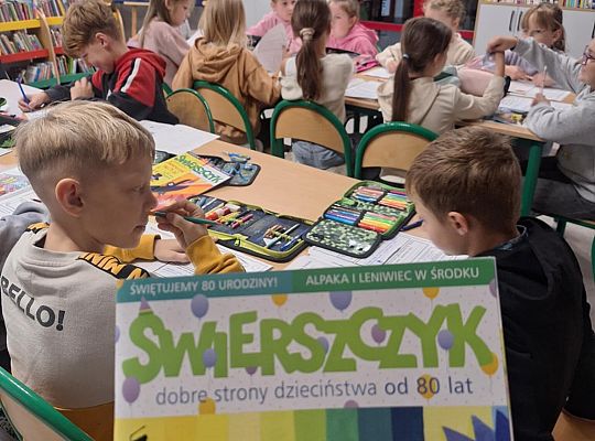 "80 lat czasopisma "Świerszczyk". Czytamy i odkrywamy"
