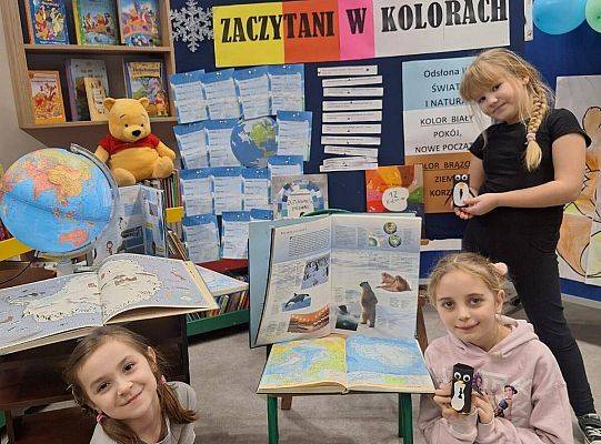 Za dziećmi z klasy 2a kolejna odsłona ogólnopolskiego projektu „Zaczytani w kolorach” .