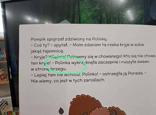 Odkrywamy Polskę z Polinką” – przyrodnicze spotkanie w bibliotece