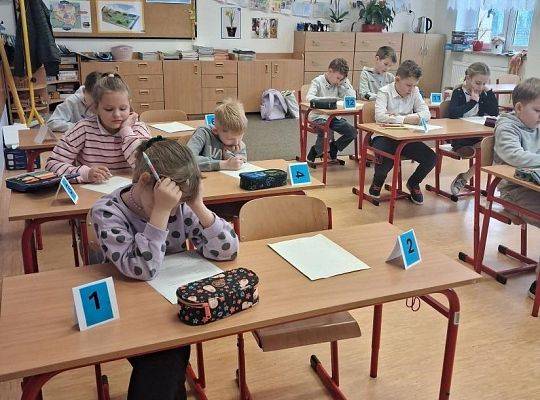 Szkolny konkurs matematyczny klas drugich