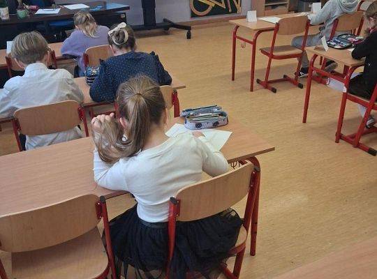 Szkolny konkurs matematyczny klas drugich