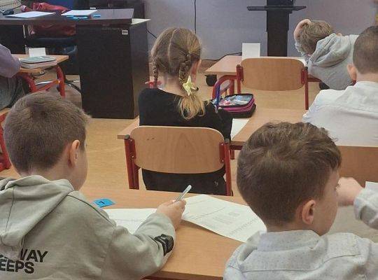 Szkolny konkurs matematyczny klas drugich