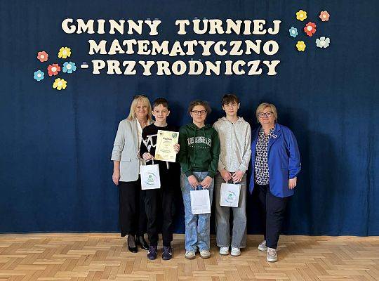 Gminny Turniej Matematyczno-Przyrodniczy dla uczniów klas szóstych