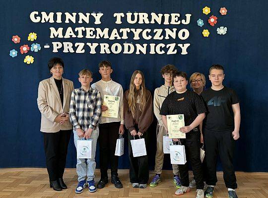 Gminny Turniej Matematyczno-Przyrodniczy dla uczniów klas szóstych