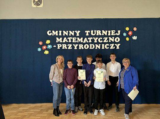 Gminny Turniej Matematyczno-Przyrodniczy dla uczniów klas szóstych