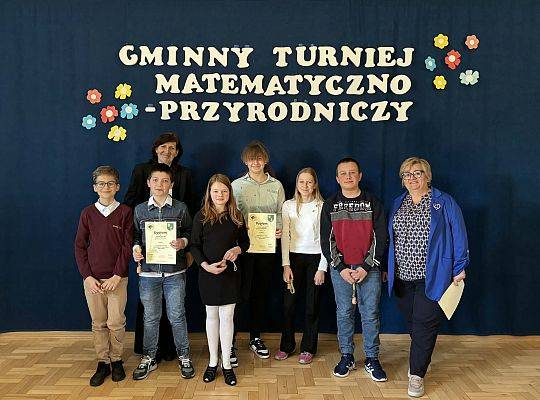 Gminny Turniej Matematyczno-Przyrodniczy dla uczniów klas szóstych