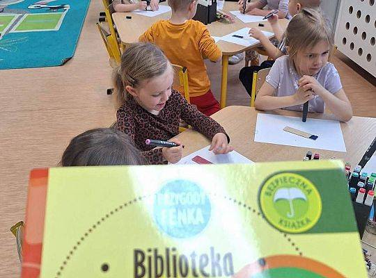 Biblioteka z wizytą u przedszkolaków