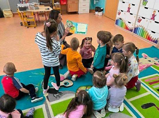 Biblioteka z wizytą u przedszkolaków
