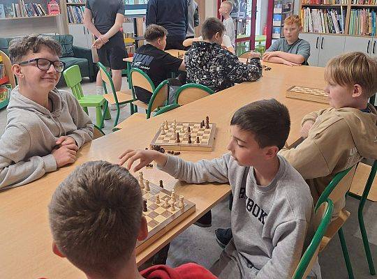 Warsztaty szachowe poprowadzone przez Pana Doriana Kunc z Klubu Szachowego Sg1 Wejherowo