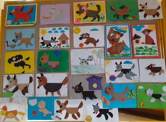 Wyniki Gminnego konkursu plastycznego : „Mój przyjaciel kundelek”