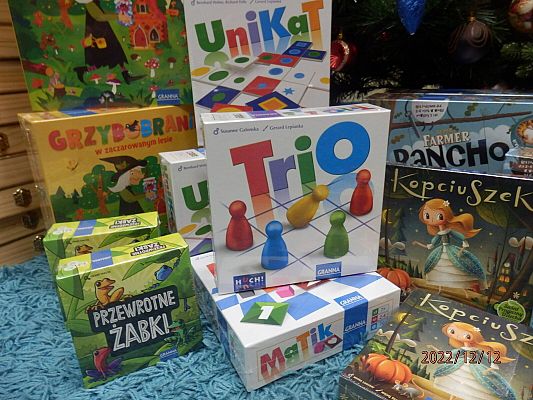 Już dotarły! Już czekają pod choinką! Gry otrzymane  za TALENCIAKI !