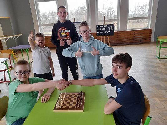 Szkolny turniej szachowy rozegrany !
