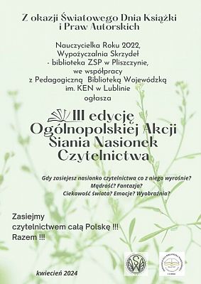 Sialiśmy ziarenka czytelnictwa