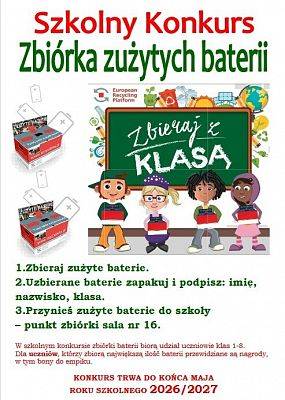 ZBIERAMY ZUŻYTE BATERIE